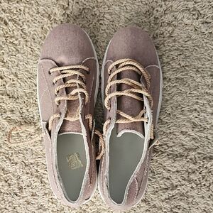 Casual Pink Canvas Sneakers